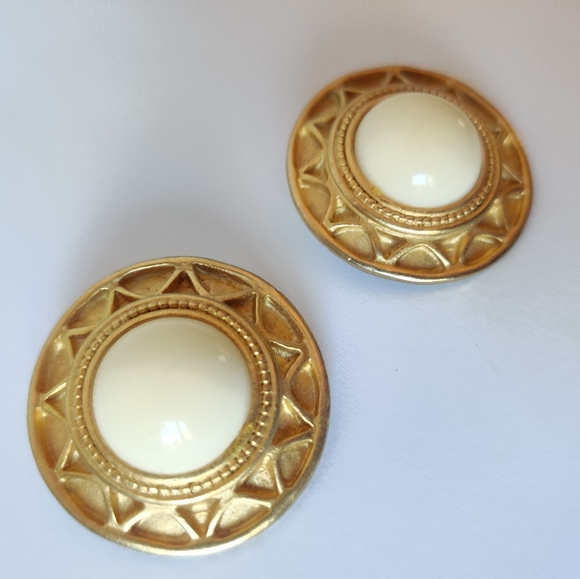 Vintage Etruscan revival Earrings by Realm ( Ann King Lagos - Picture 6 of 10